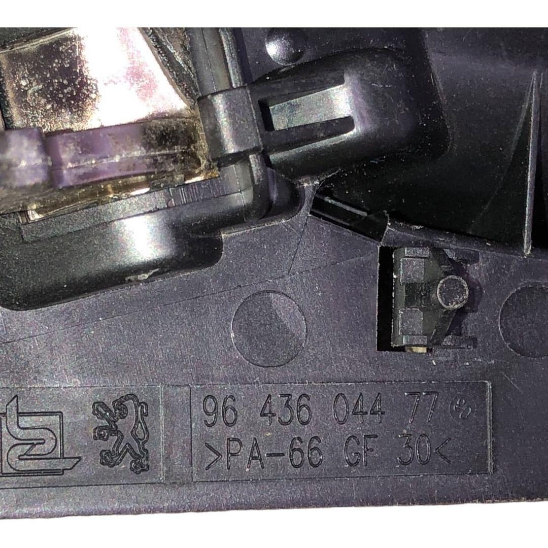 Maçaneta Interna Lado Direito Peugeot 206 207 2008 A 2013 Prata/preto Dianteira/traseira 4