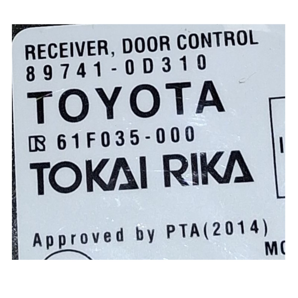 Módulo Controle Porta Toyota Yaris Sd 2021 897410d310 5