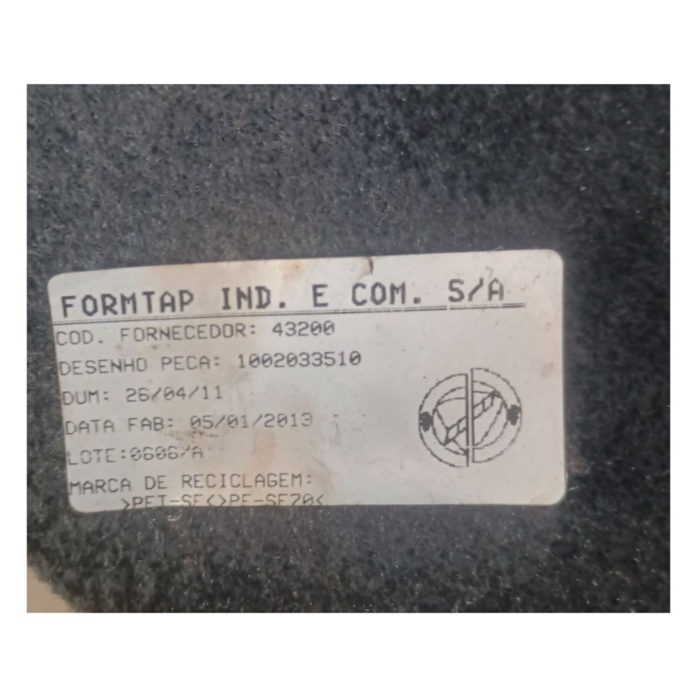 Forro Direito Porta Malas Fiat Idea Attractive 1.4 2013 5