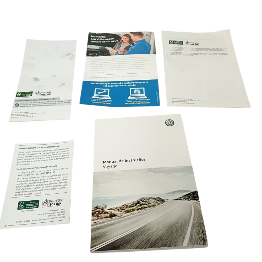 Manual De Instruções Voyage 1.6 2018/2019 3