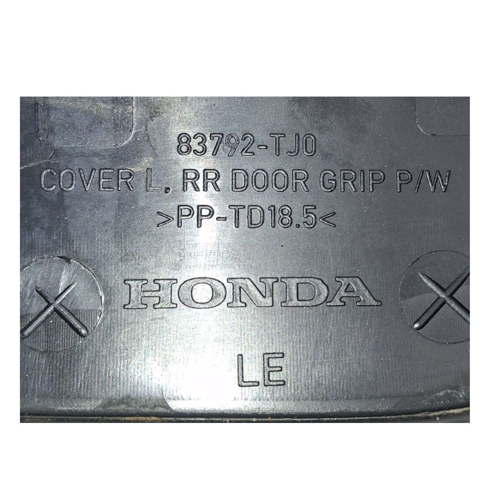 Moldura Apoio Braço Traseiro Esquerdo Fit Xl 2010 83792tj0 Preto 5