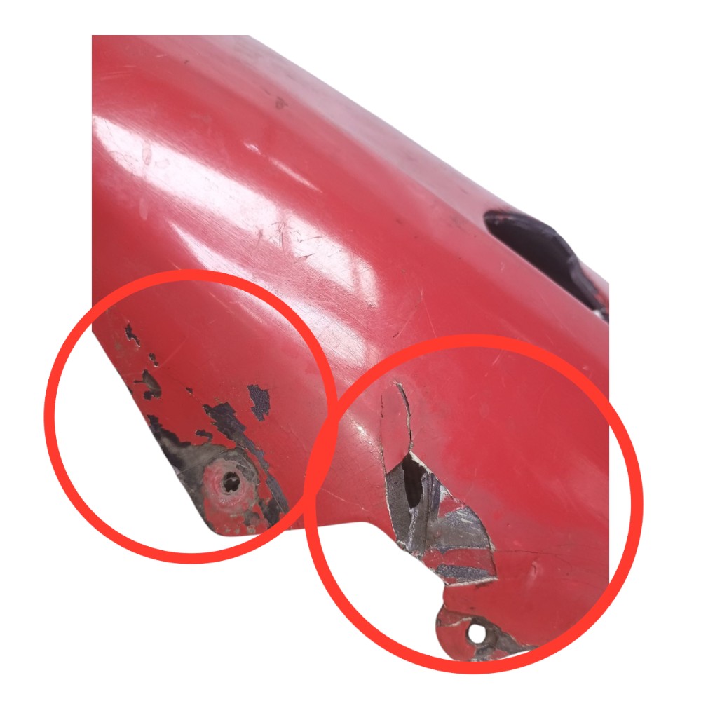 Parachoque Traseiro Esquerdo Ford Ka Endura 1997 *detalhes 6