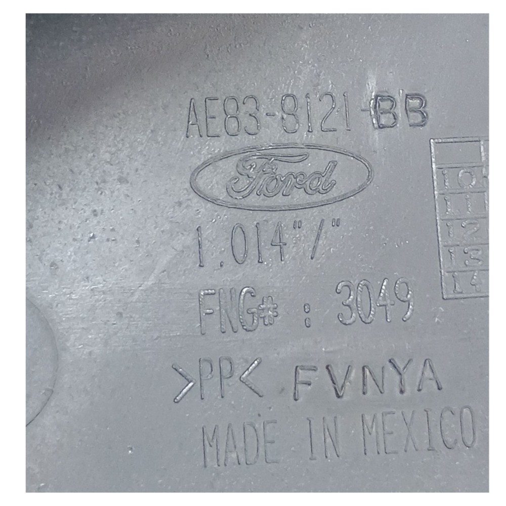 Defletor Ar Esquerdo Radiador Ford New Fiesta mexicano 2011 A 2013 6