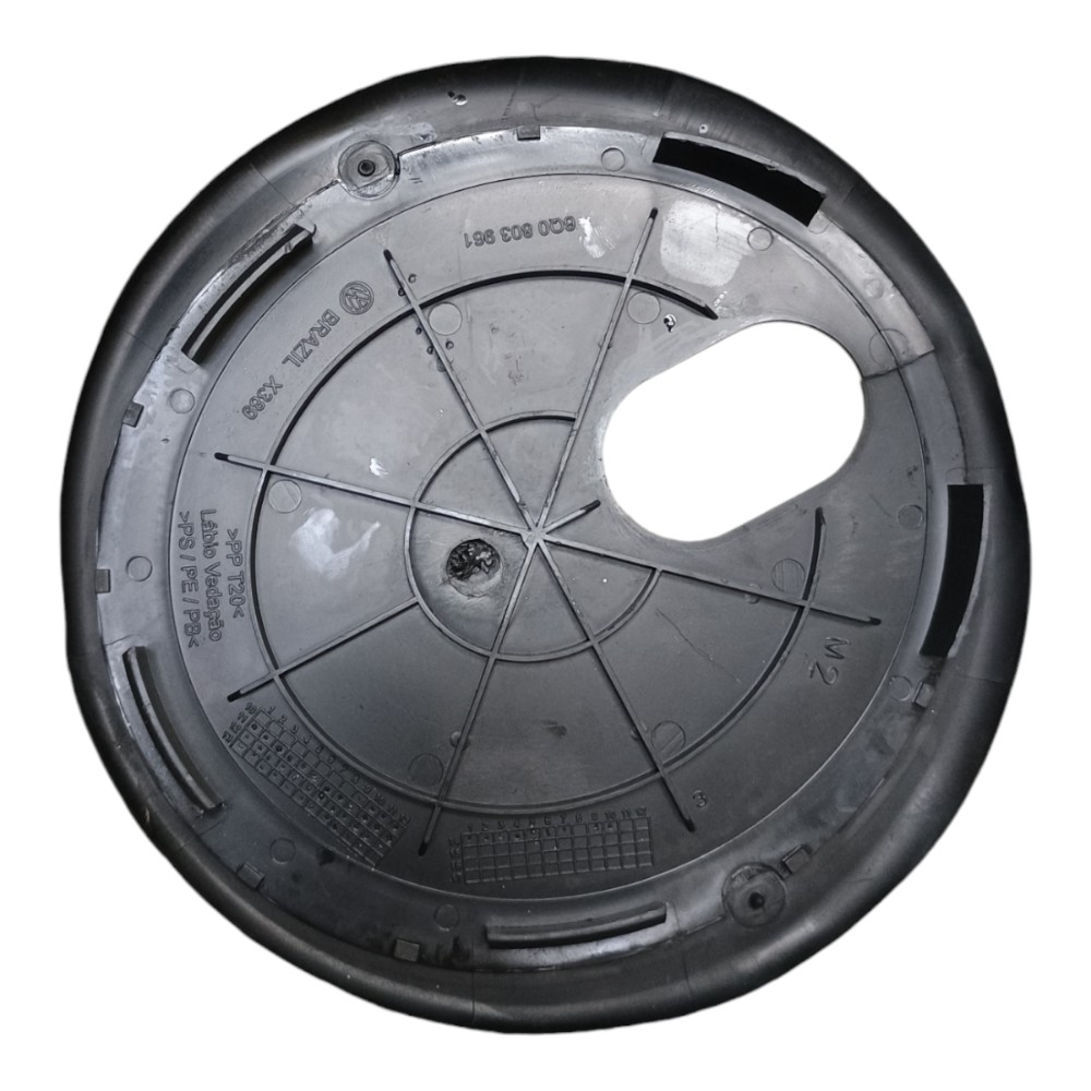Tampa Assoalho Tanque Combustível Vw Polo 2014 6q0803961 Preto 2014 3