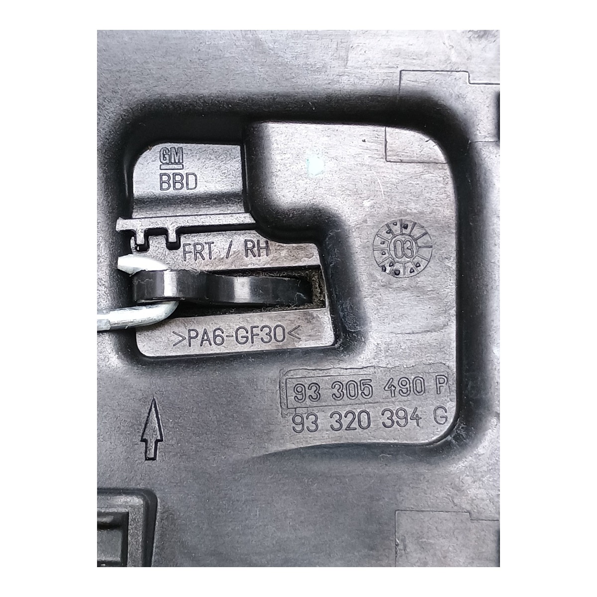Maçaneta Interna Porta Dianteira Direita Gm Meriva 2003/11 5