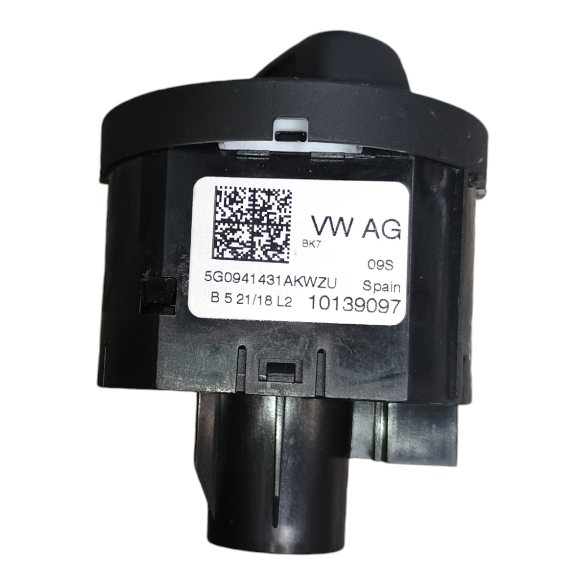 Botão Comando Farol Vw Virtus 2018 10139097 Preto 2