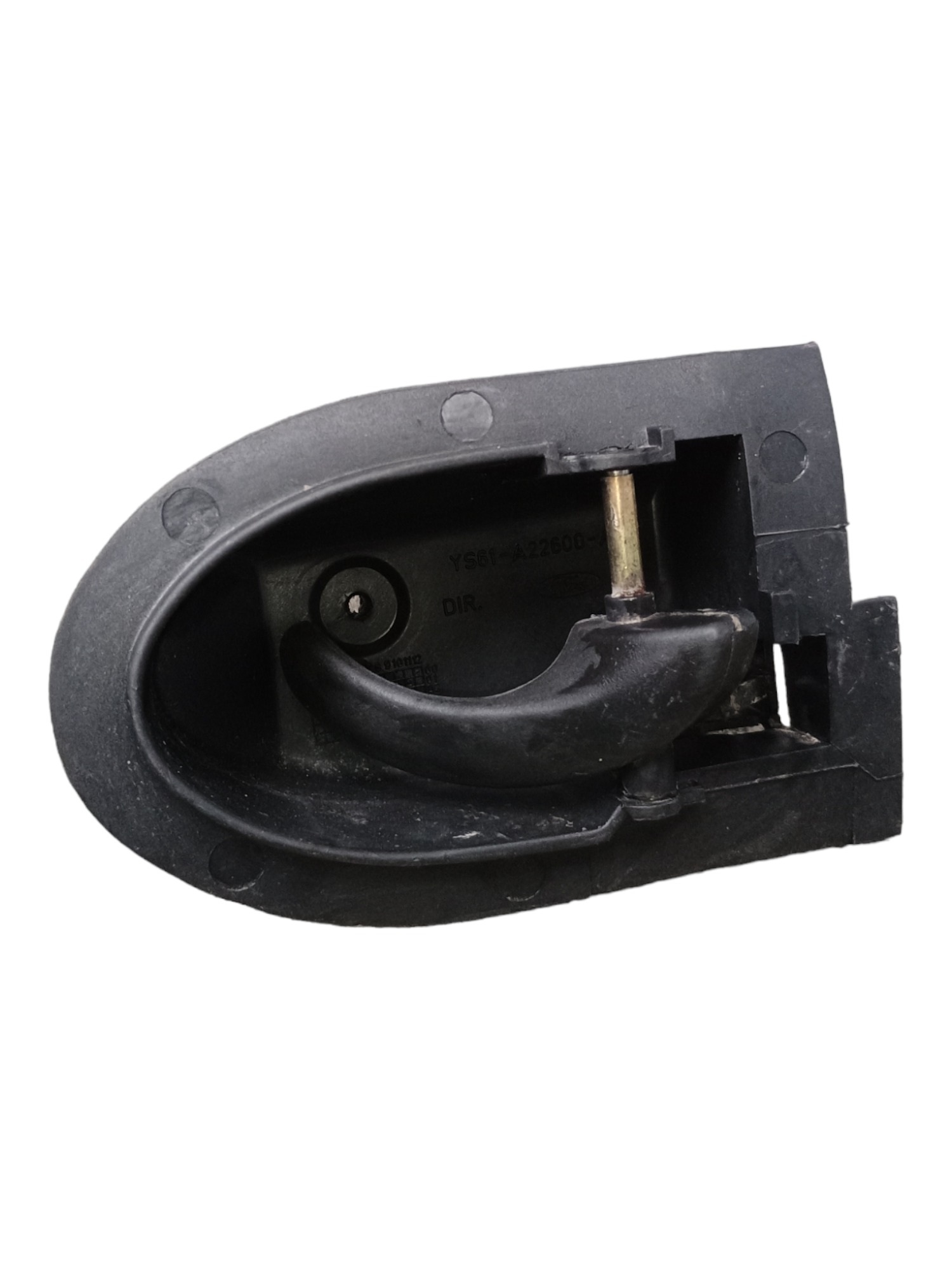 Maçaneta Interna Porta Diant Direita Ford Courier 1997/2006 Preto Dianteira