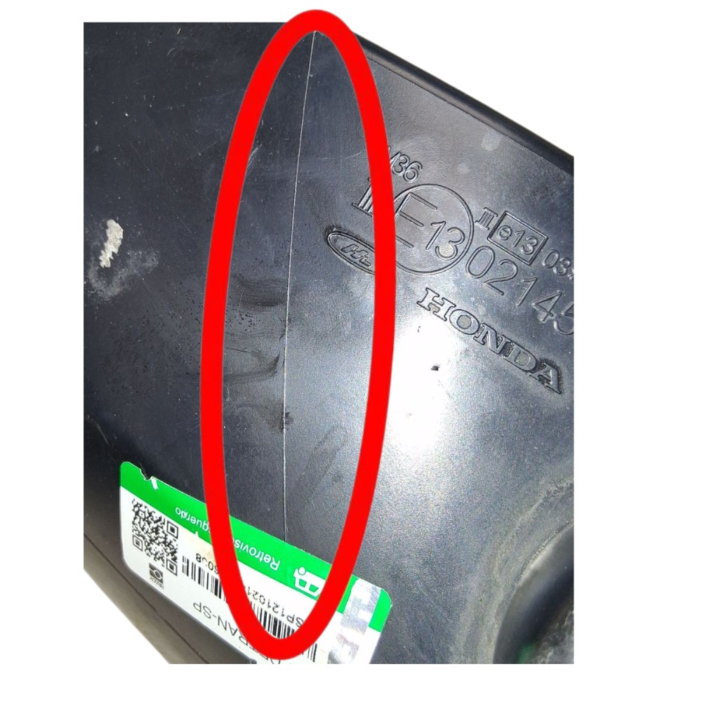 Retrovisor Esquerdo honda Fit Xl 2010 E13021453 *detalhes 8