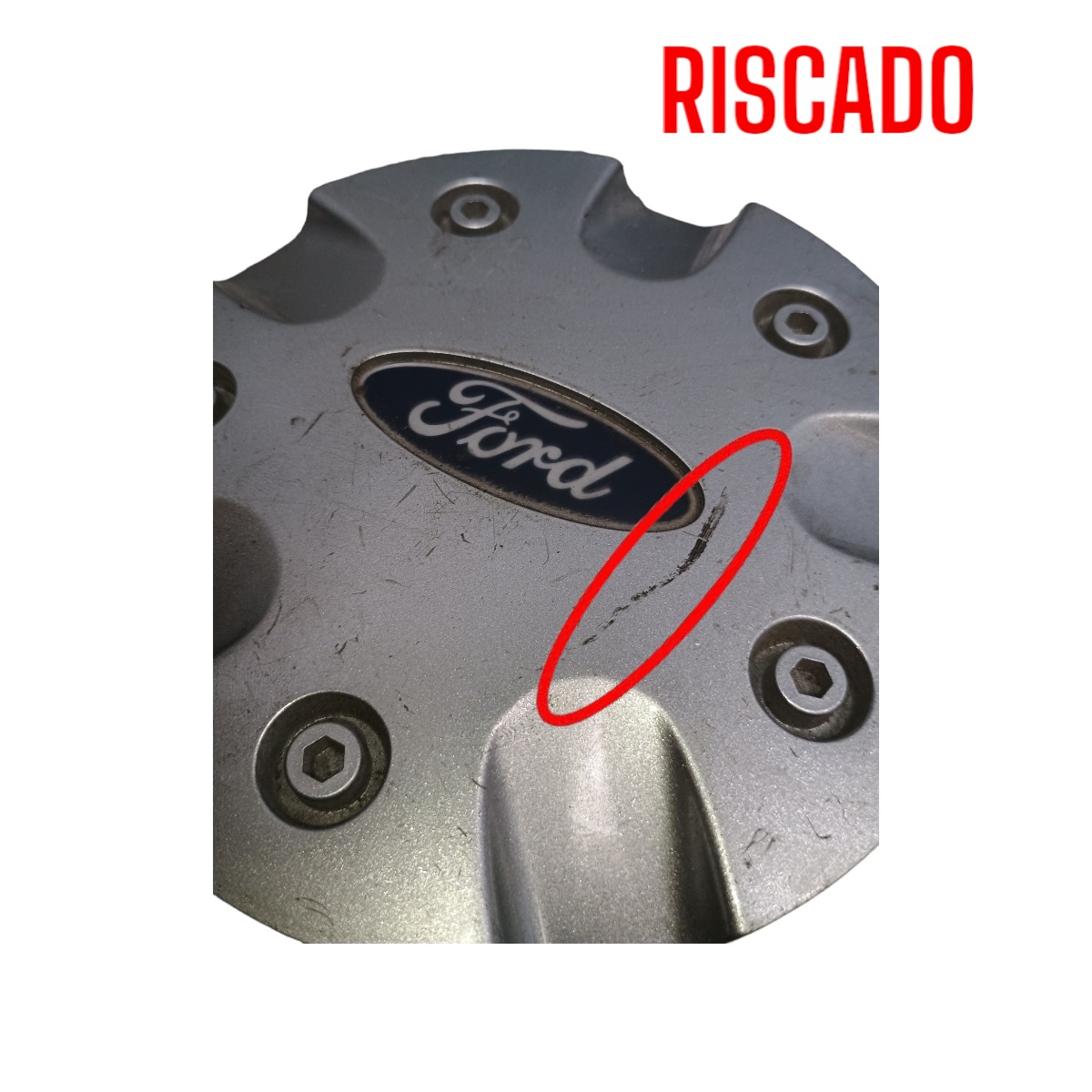 Calota Central Ford Focus 2000 À 2009 Com Detalhes 4