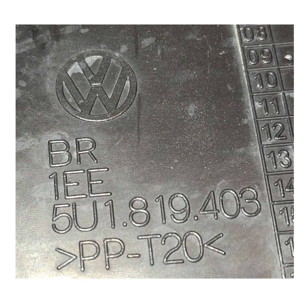 Grade Churrasqueira Esquerda Vw Voyage 1.6 2010 5u1819403 Preto 5