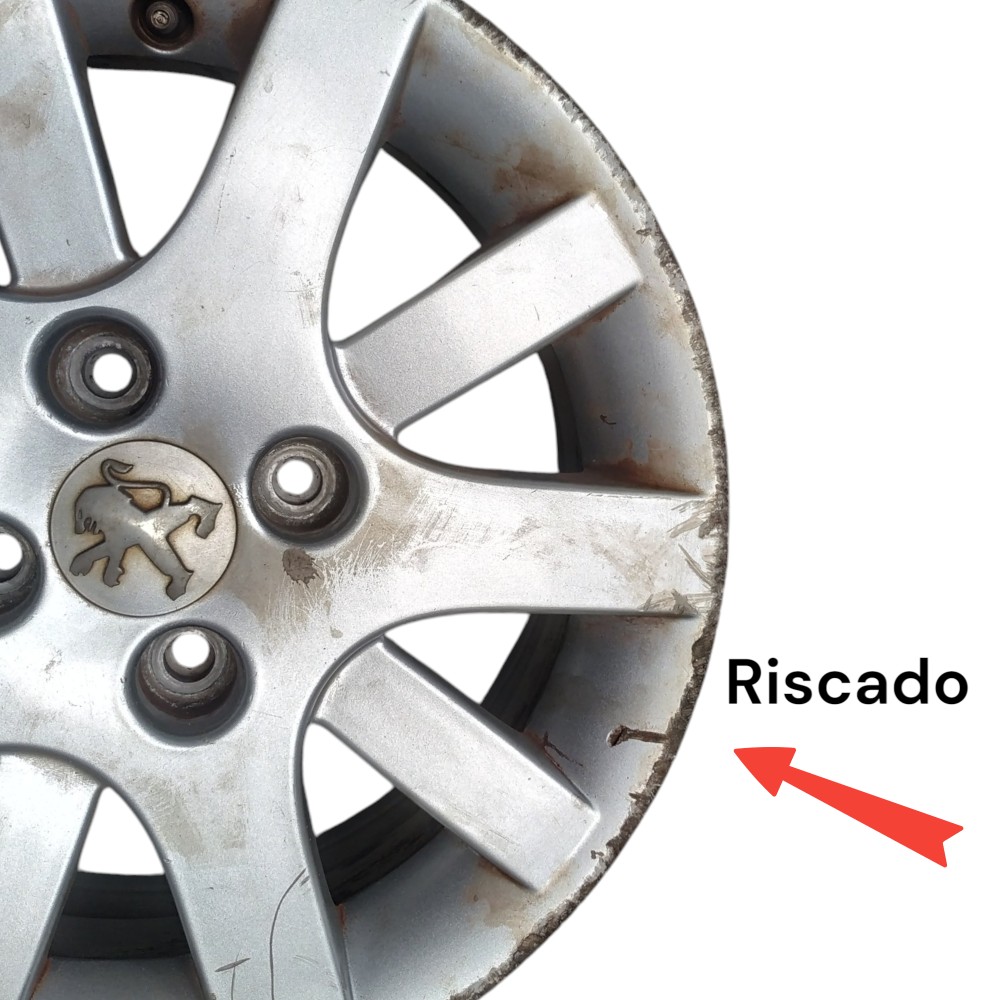 Roda Aro 15 Peugeot 206 2004 Com Detalhe 4
