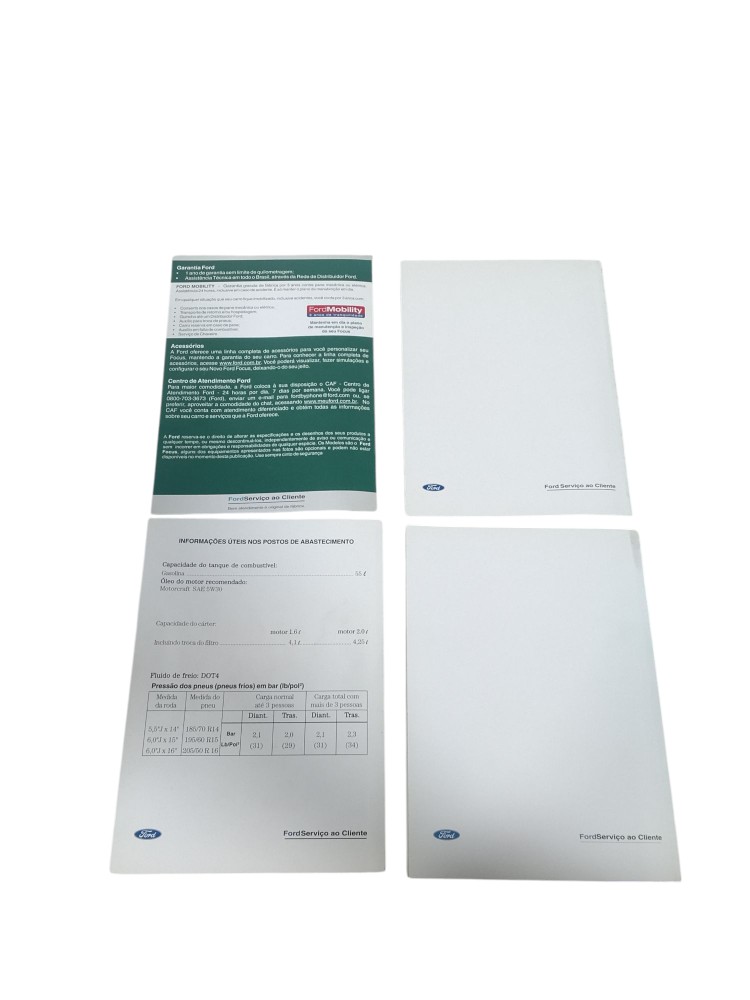 Manual de instruções do ford focus 2