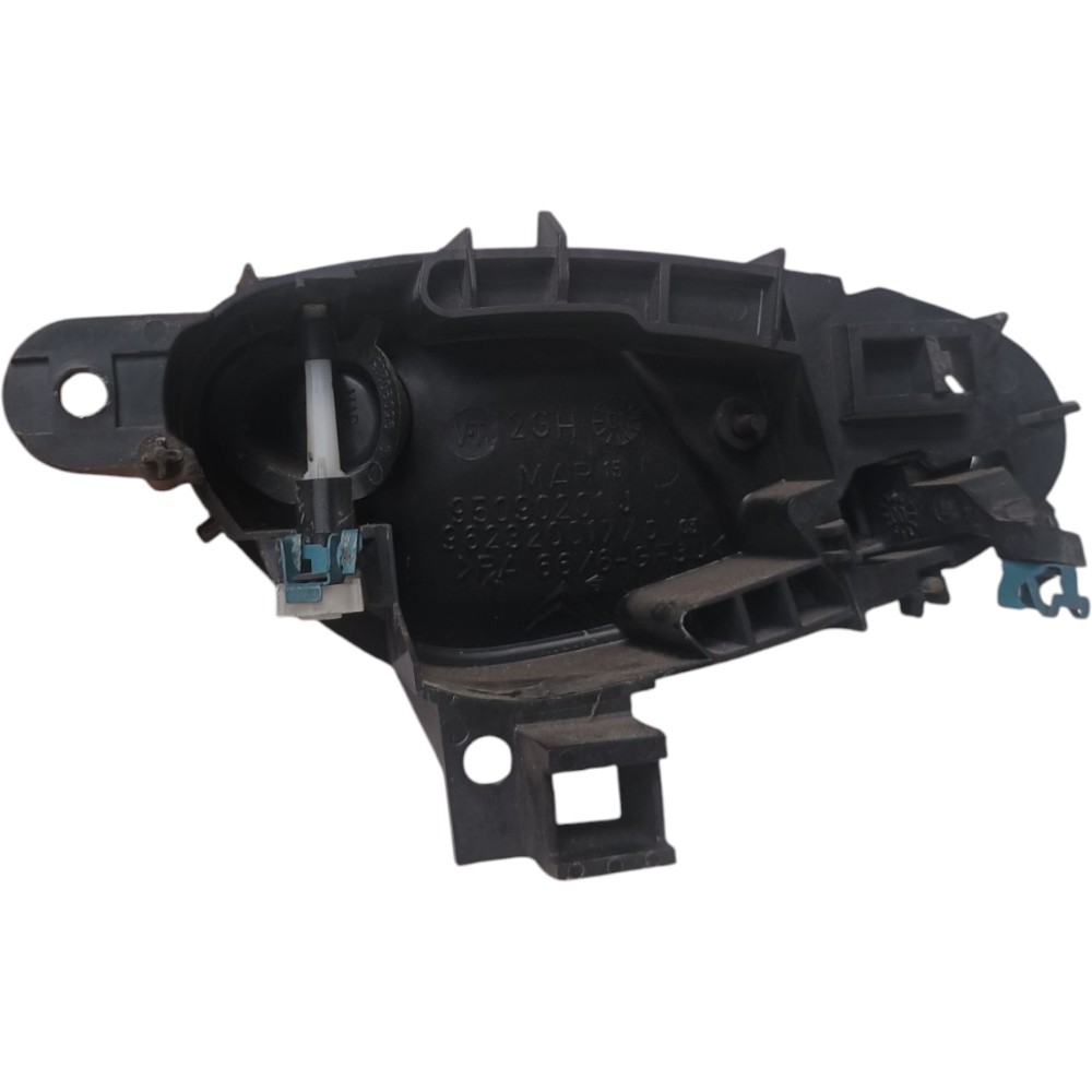 Maçaneta Interna Porta Diant Esq Citroen Xsara 1998 À 2003 Preto Dianteira 4