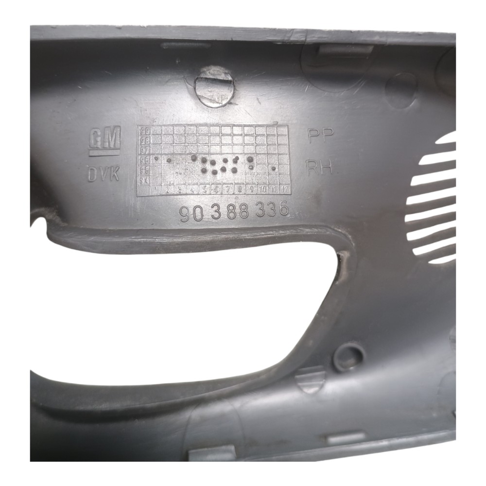 Moldura Maçaneta Interna Dianteira Direita Gm Corsa 1998 Preto Dianteira 5
