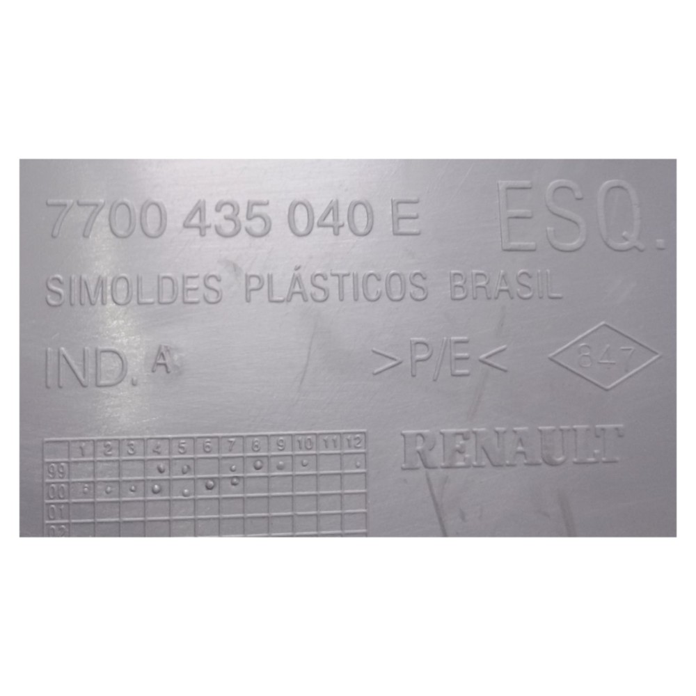 Forro Porta Dianteira Esquerda Renault Clio 1999 A 2012 3