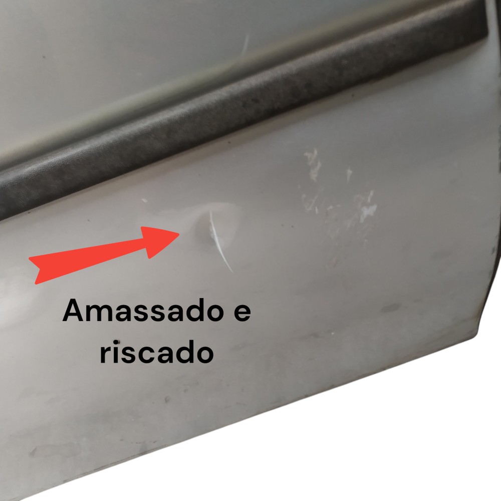 Porta Traseira Direita Vw Gol 1998 Traseira Direita Prata 4