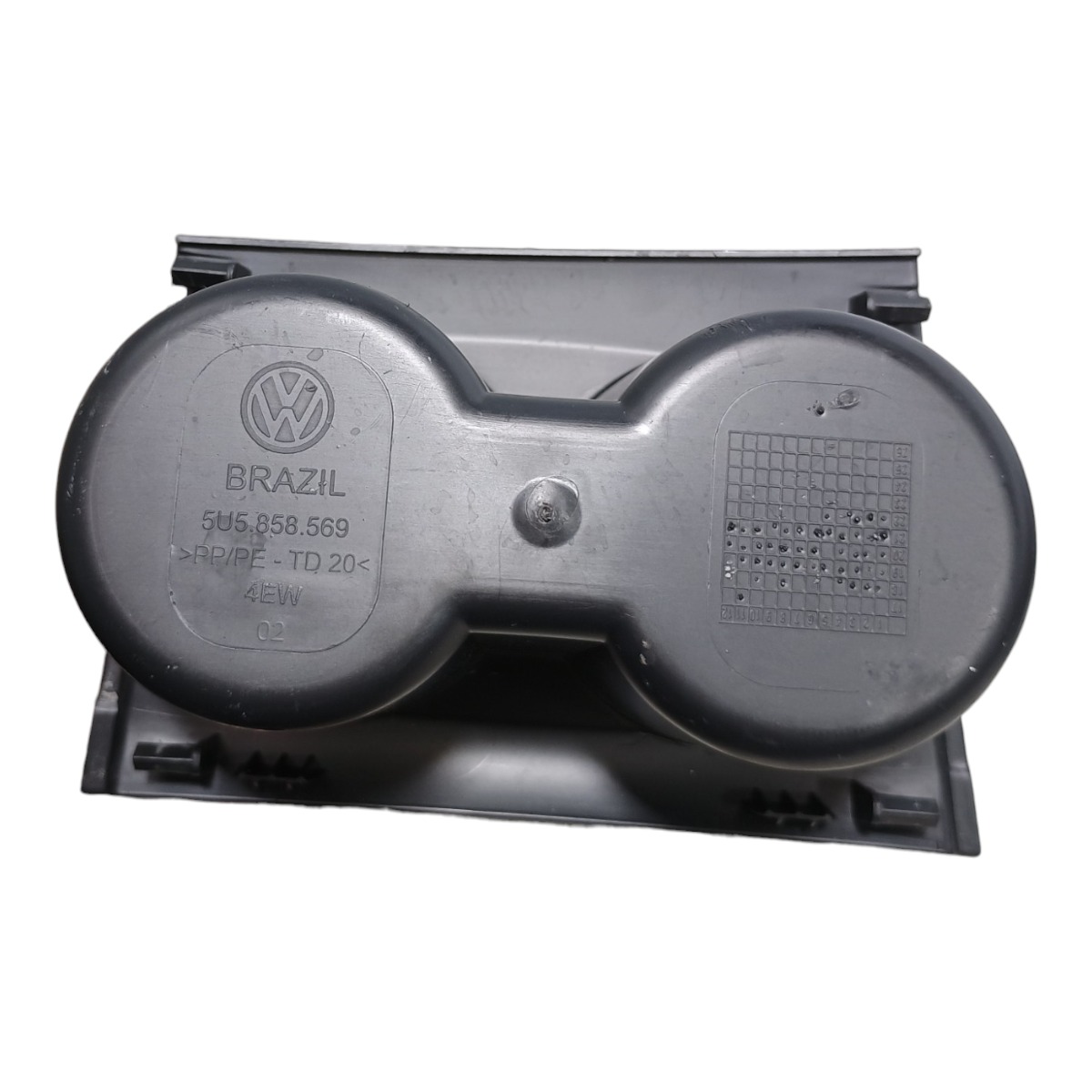 Porta Copos Console Central Volkswagem Gol 2022 5u5858569 Preto 3