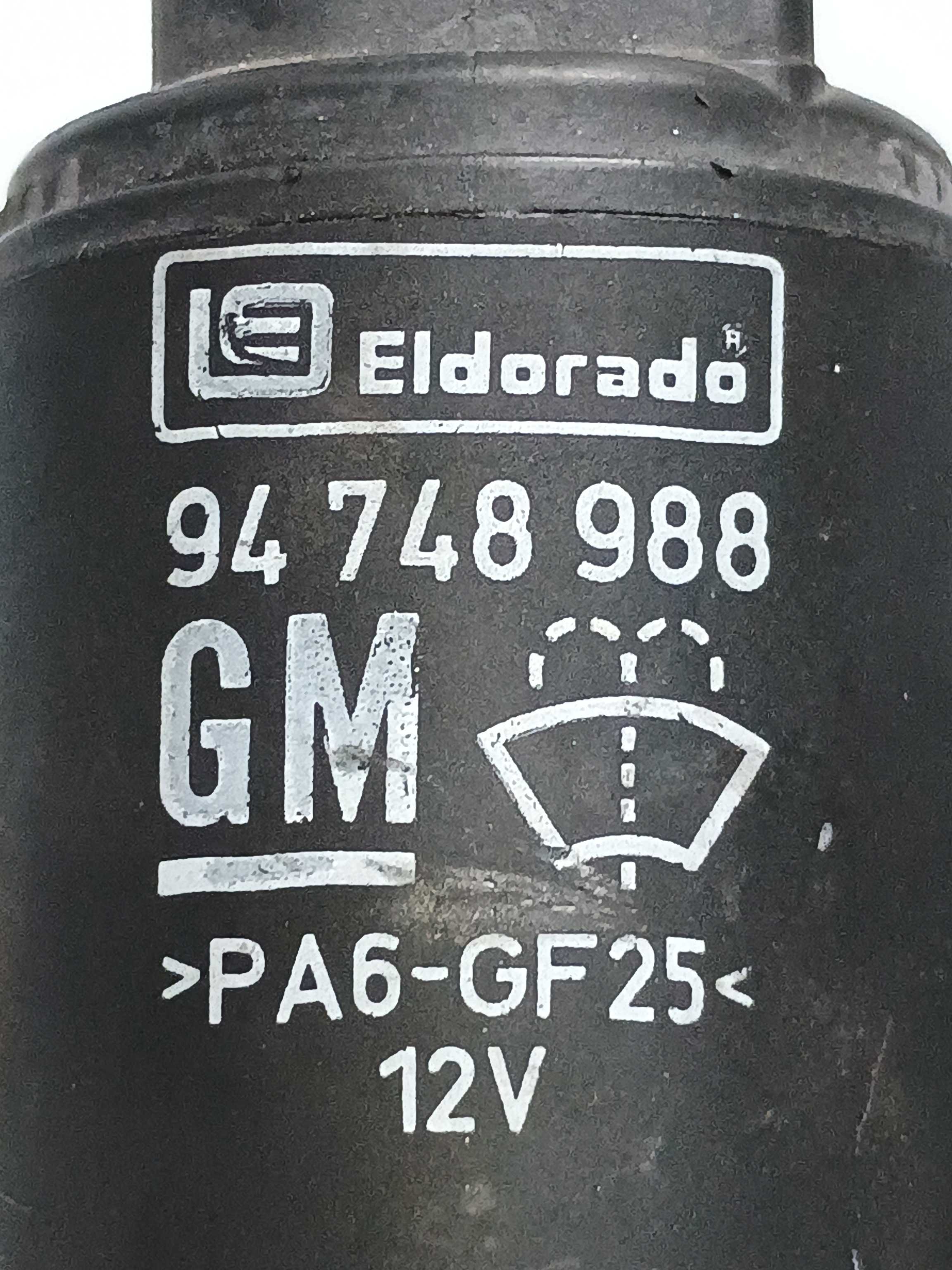 Bomba Elétrica Limpador Parabrisa Gm Onix 1.0 2016 94748988 6
