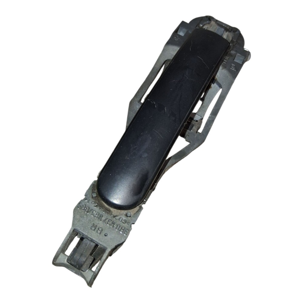 Maçaneta Externa Porta Dianteira Direita Vw Polo Sedan 2008 Preto Dianteira 4