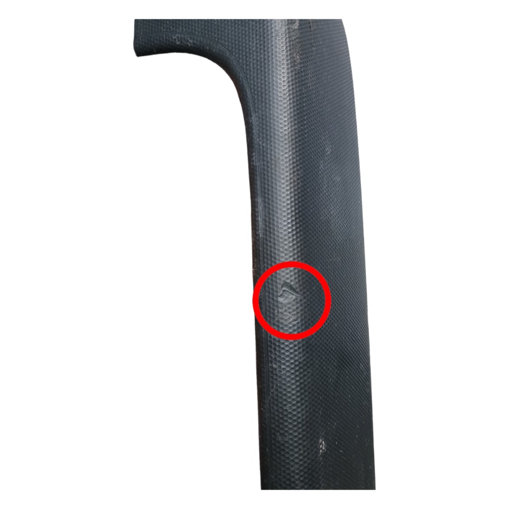Moldura Puxador Porta Tras Dir Honda Fit 2008 Com Detalhes  Preto 5
