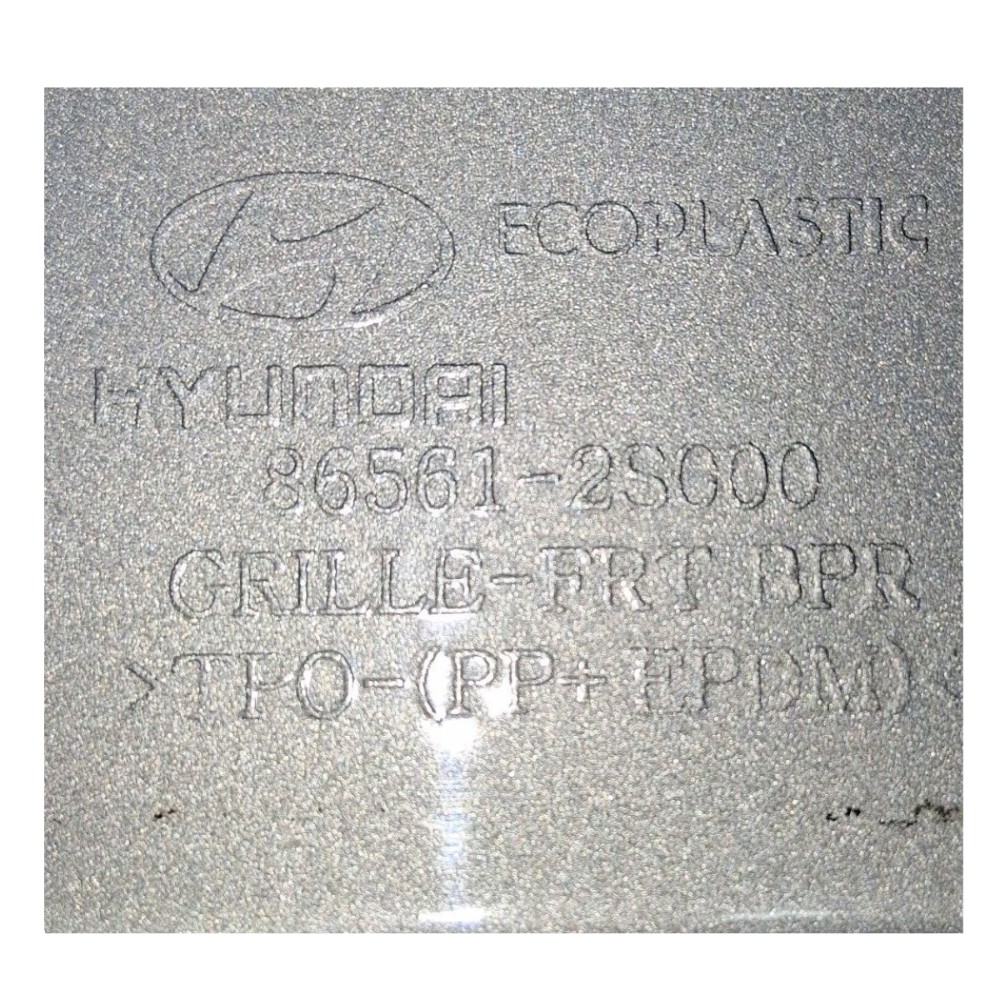 Grade Parachoque Dianteiro Hyundai Ix35 2014 *riscado  Prata 8