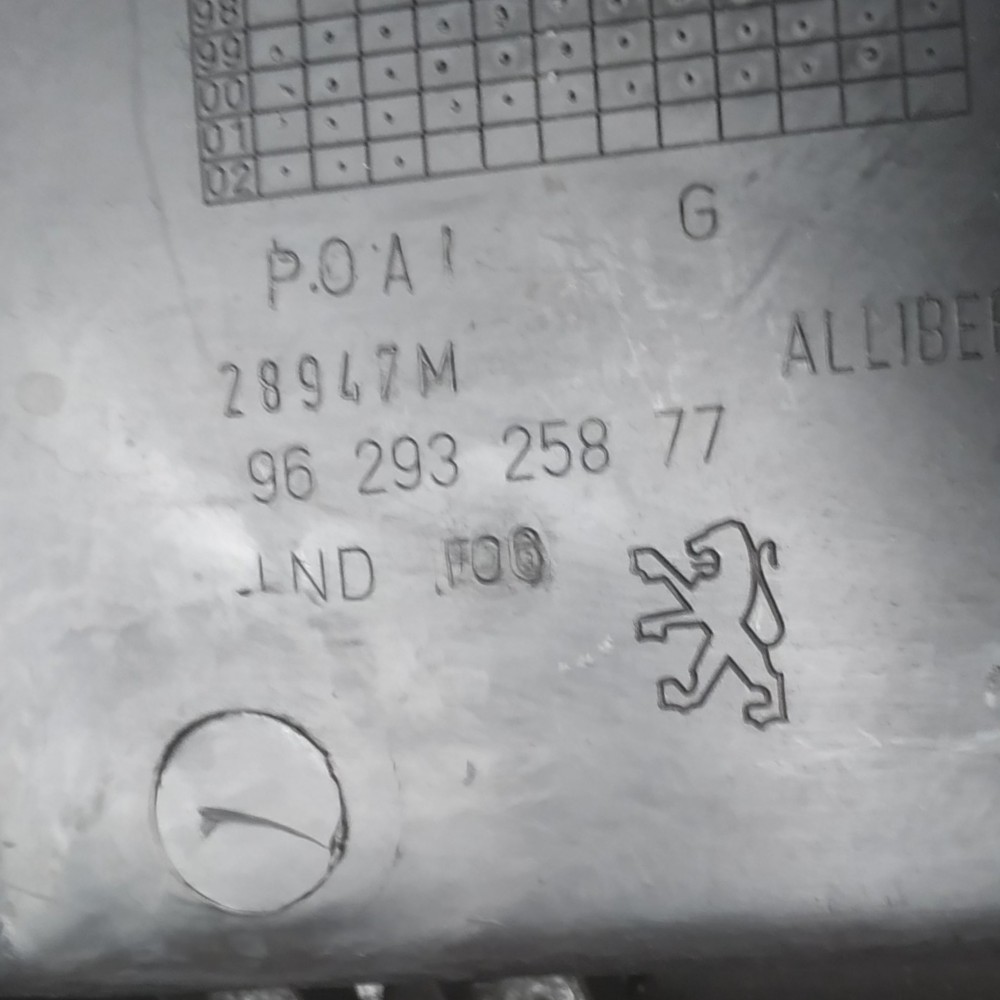 Forro Porta Dianteiro Esquerdo Peugeot 206 2006 Com Detalhe Cinza 3