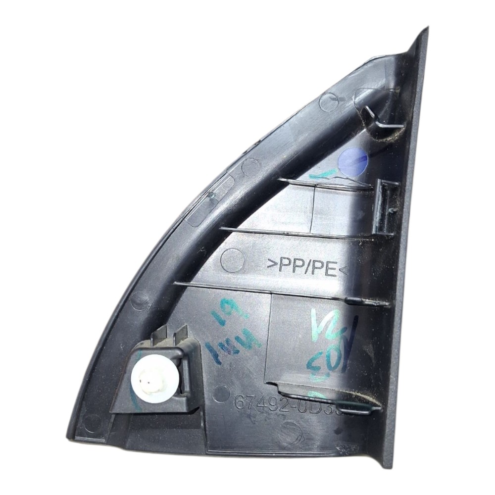 Acabamento Interno Retrovisor Esquerdo Toyota Yaris Sd 2021 2