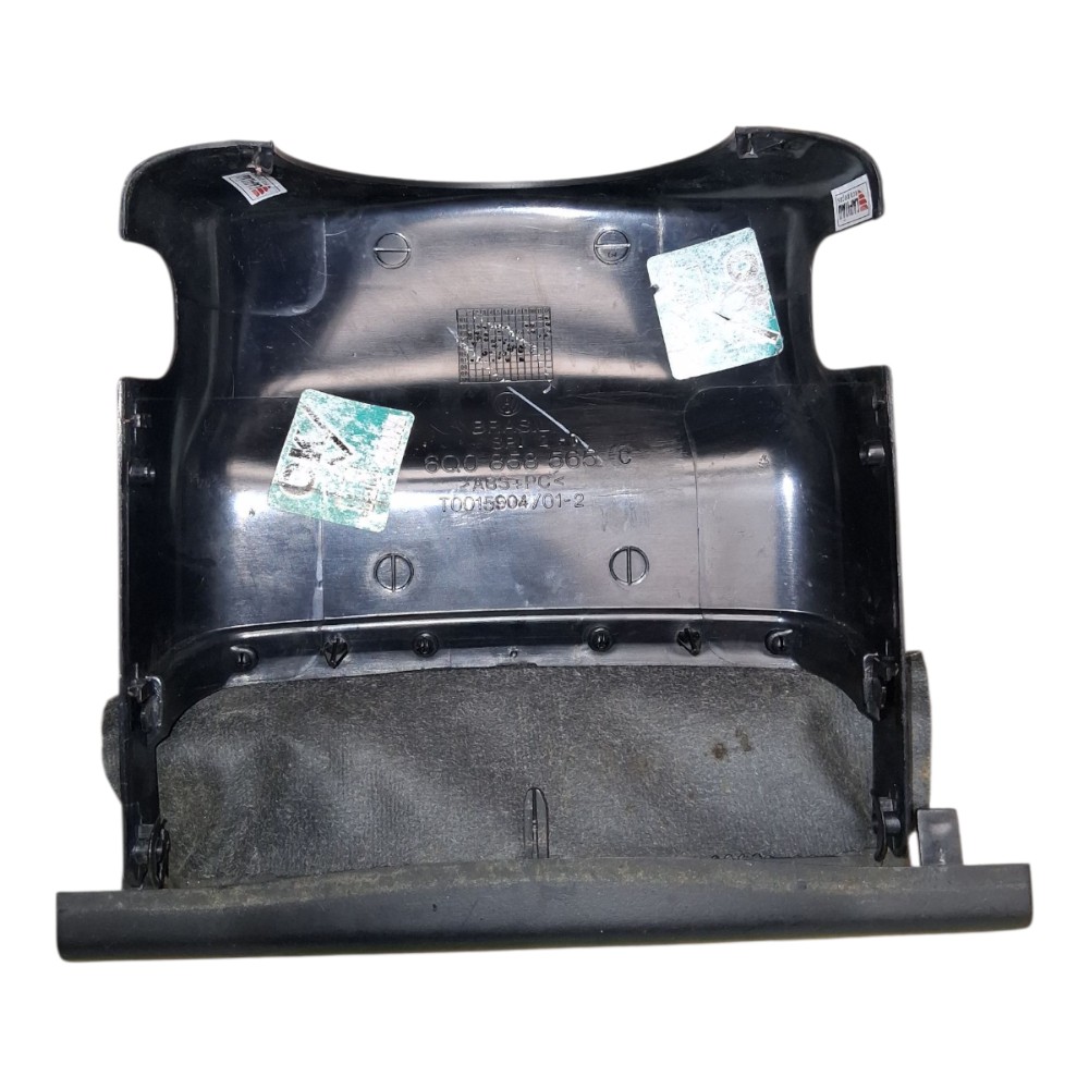 Moldura Superior Chave Seta Vw Polo Sedan 2008 6q0858565 Pre Cinza 2
