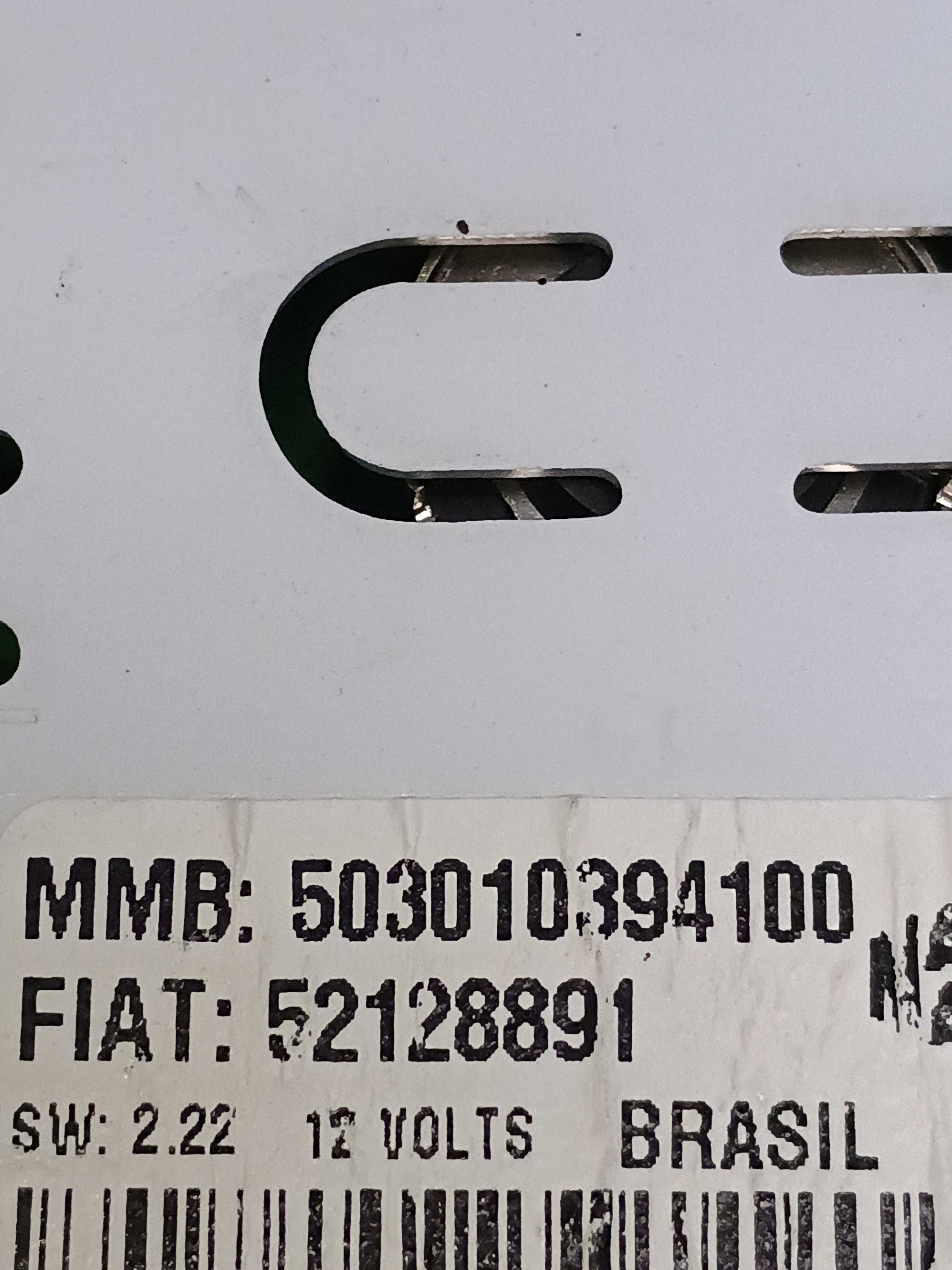 Painel Instrumentos Fiat Mobi Easy 1.0 2019 52128891 Preto 6
