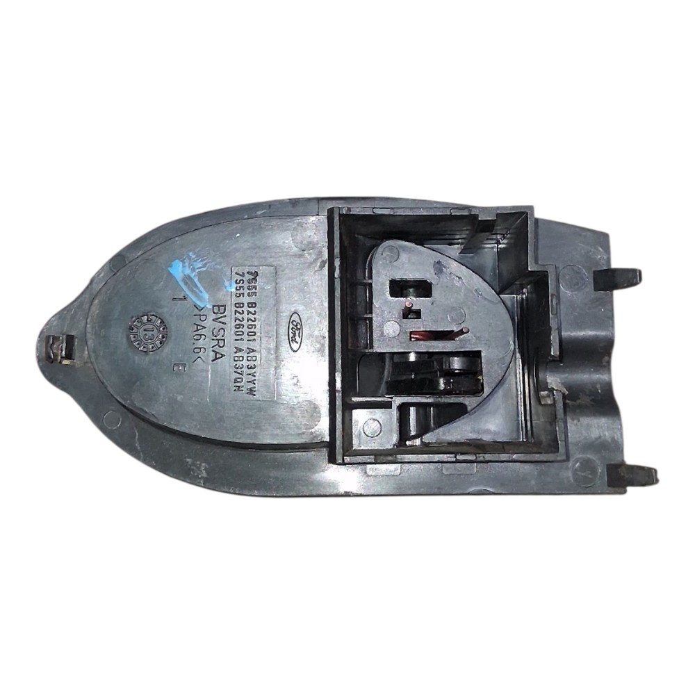 Maçaneta Interna Porta Esquerda Ford Ka 2008 Preto Dianteira 2