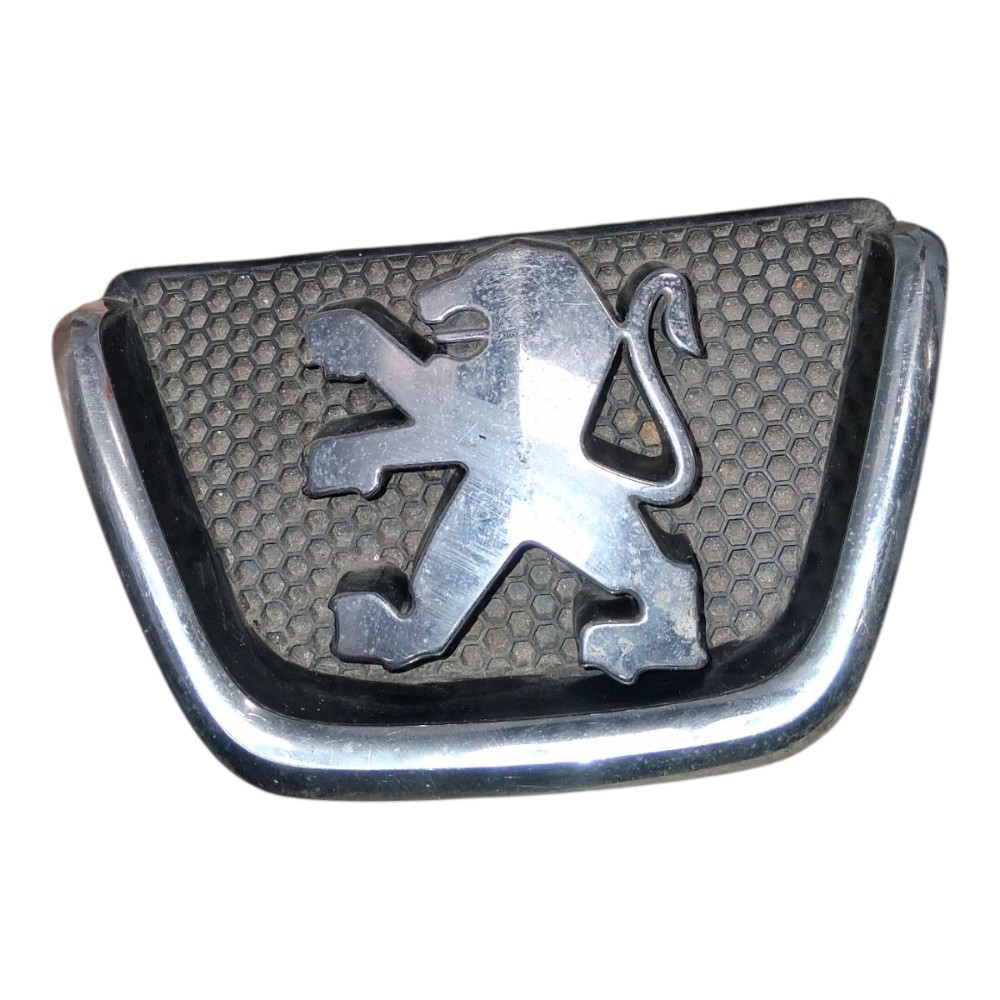 Emblema Grade Dianteira Peugeot 206 1999 E 2008 *detalhe  Prata 2