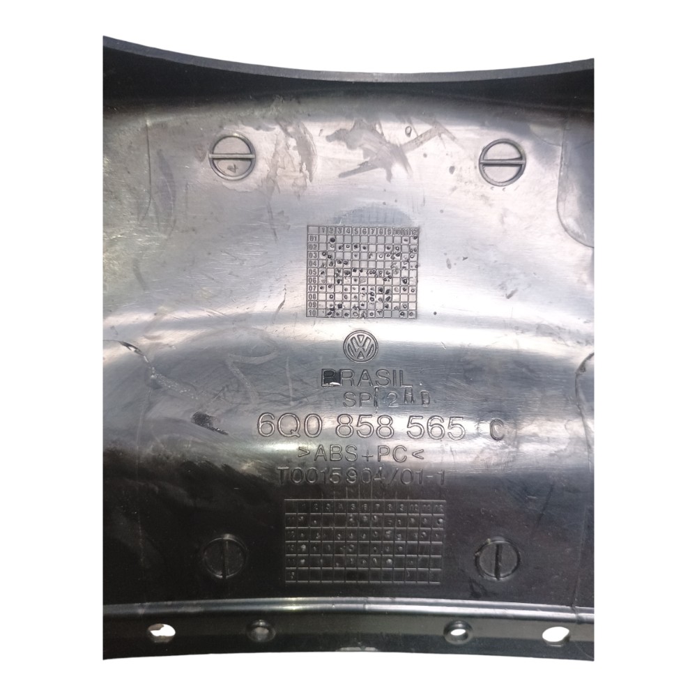 Moldura Superior Chave Seta Vw Polo 2014 6q0858565 Preto 6