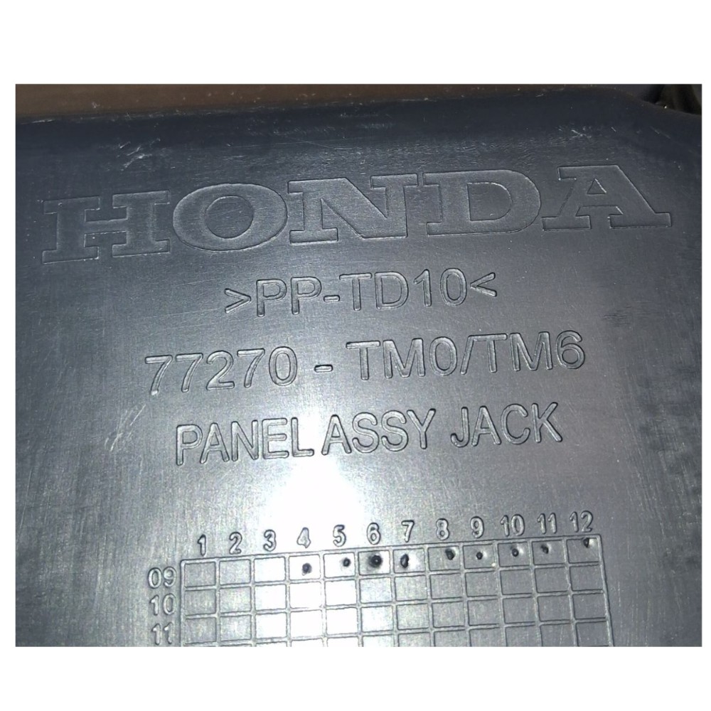 Moldura Painel Acendedor 12v Honda City 2010 77270tm0 Preto Preto 6