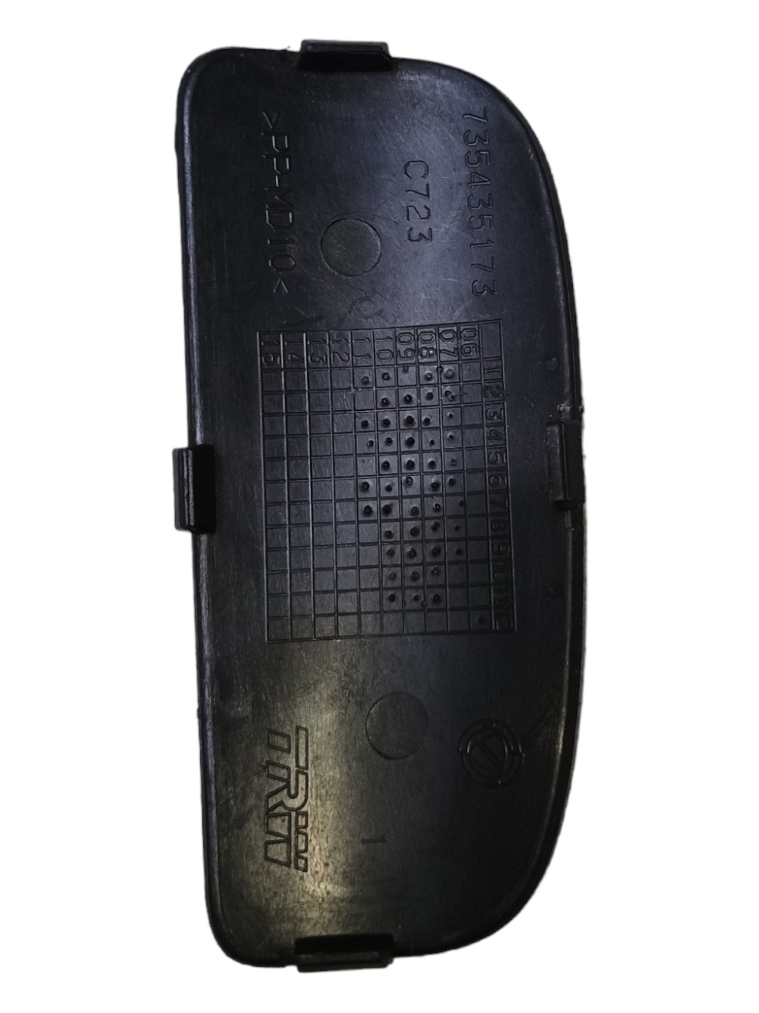 Moldura Acabamento Fiat Bravo 2014 Preto 2