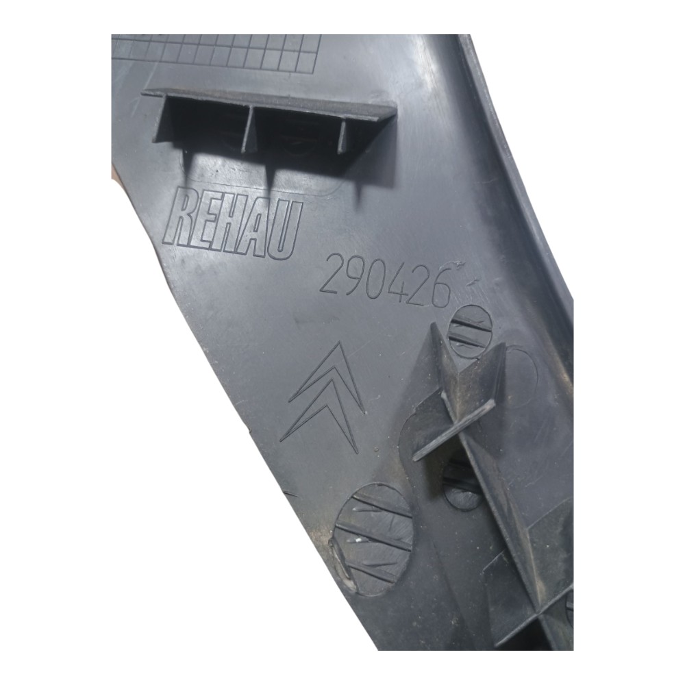 Soleira Porta Traseira Direita Citroen C3 2003 À 2012  Preto 5