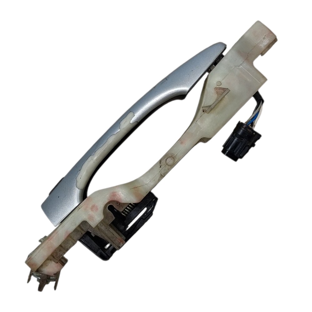 Maçaneta Externa Porta Diant Esq Hyundai Ix35 2014 *detalhes Prata Dianteira 4