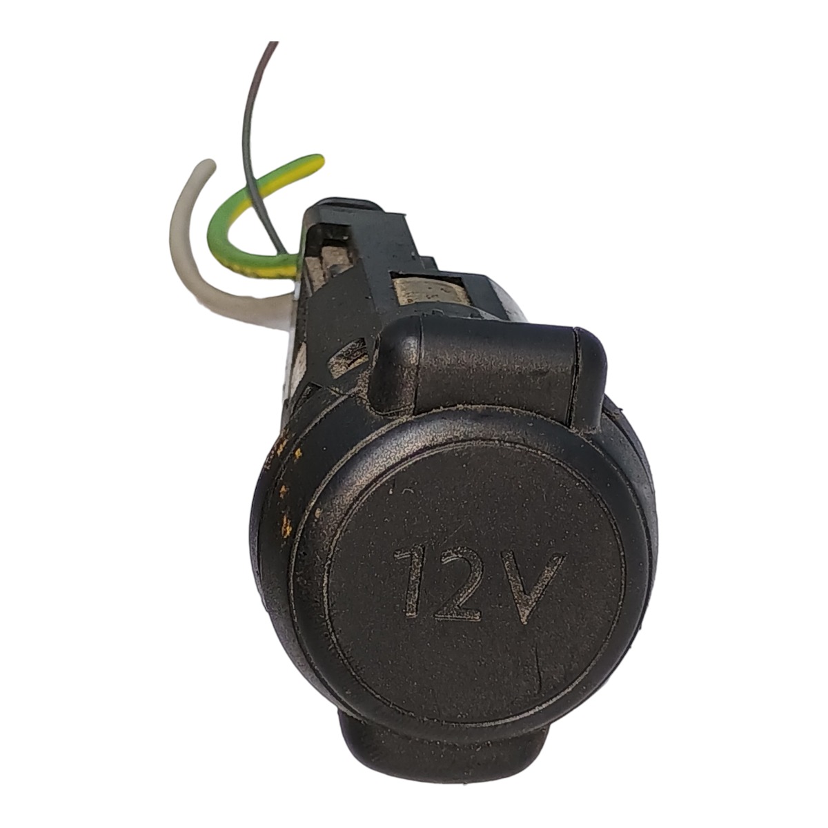 Tomada 12v Volts Citroen C3 Picasso Glx 2013 Preto