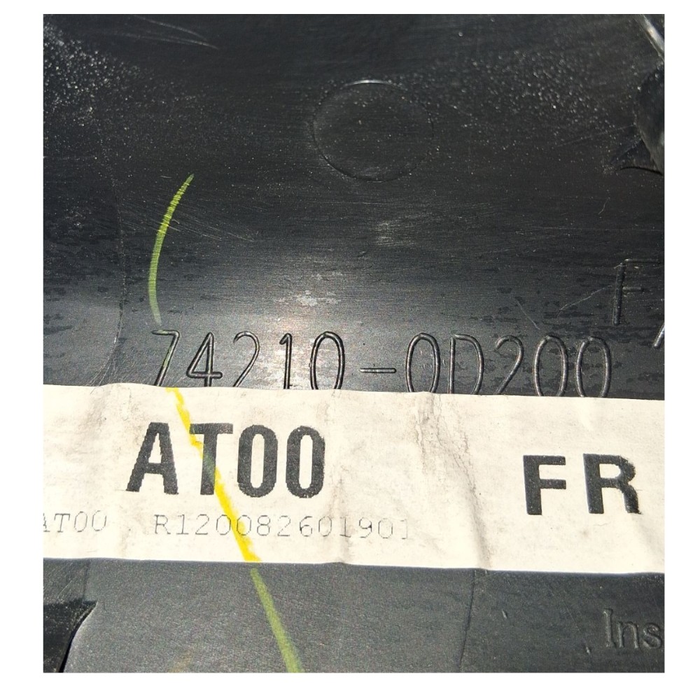 apoio braço porta dianteira Direita Yaris SD 2021 742100D200 5