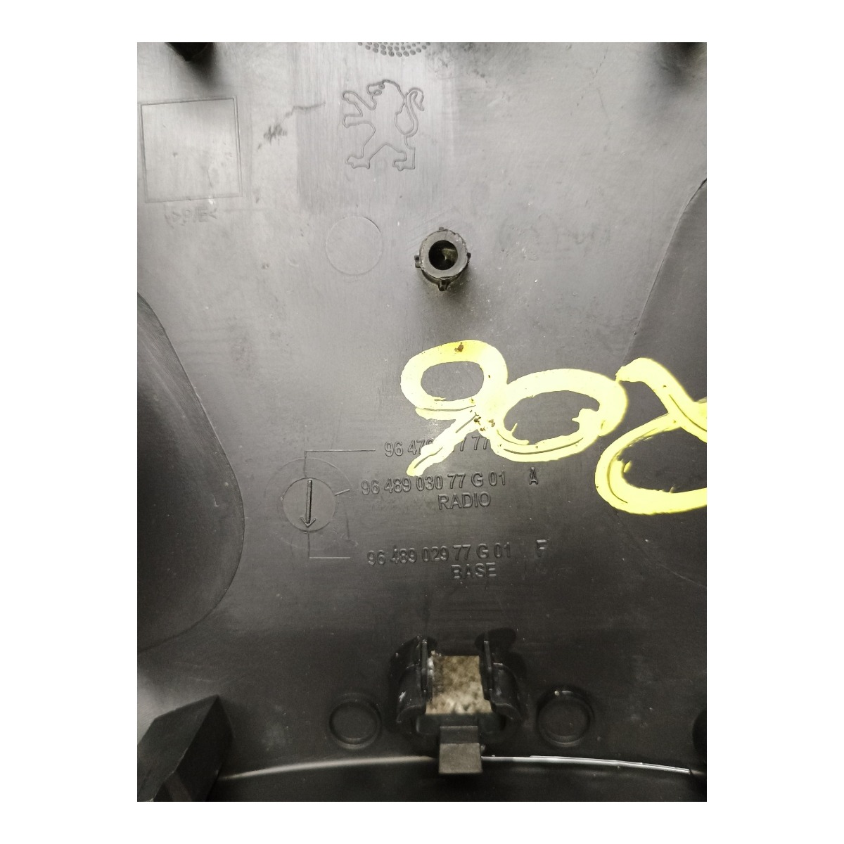 Moldura Inferior Chave De Seta Peugeot 206 2003 9639613077 4
