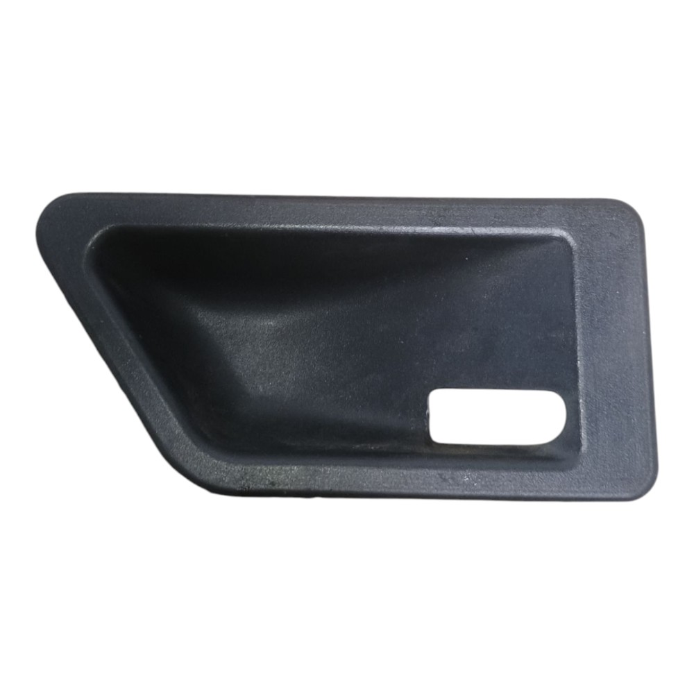Moldura Maçaneta Interna Porta Tras Dir Fiat Tipo 1993/1997 Preto Traseira 1