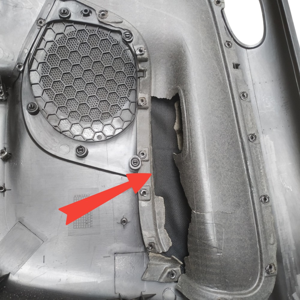 Forro Porta Dianteiro Esquerdo Peugeot 206 2006 Com Detalhe Cinza 4