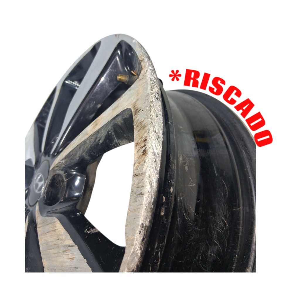 Roda Aro 15 Hyundai Hb20 1.6 2018  *riscada 529101s520 Prata 8