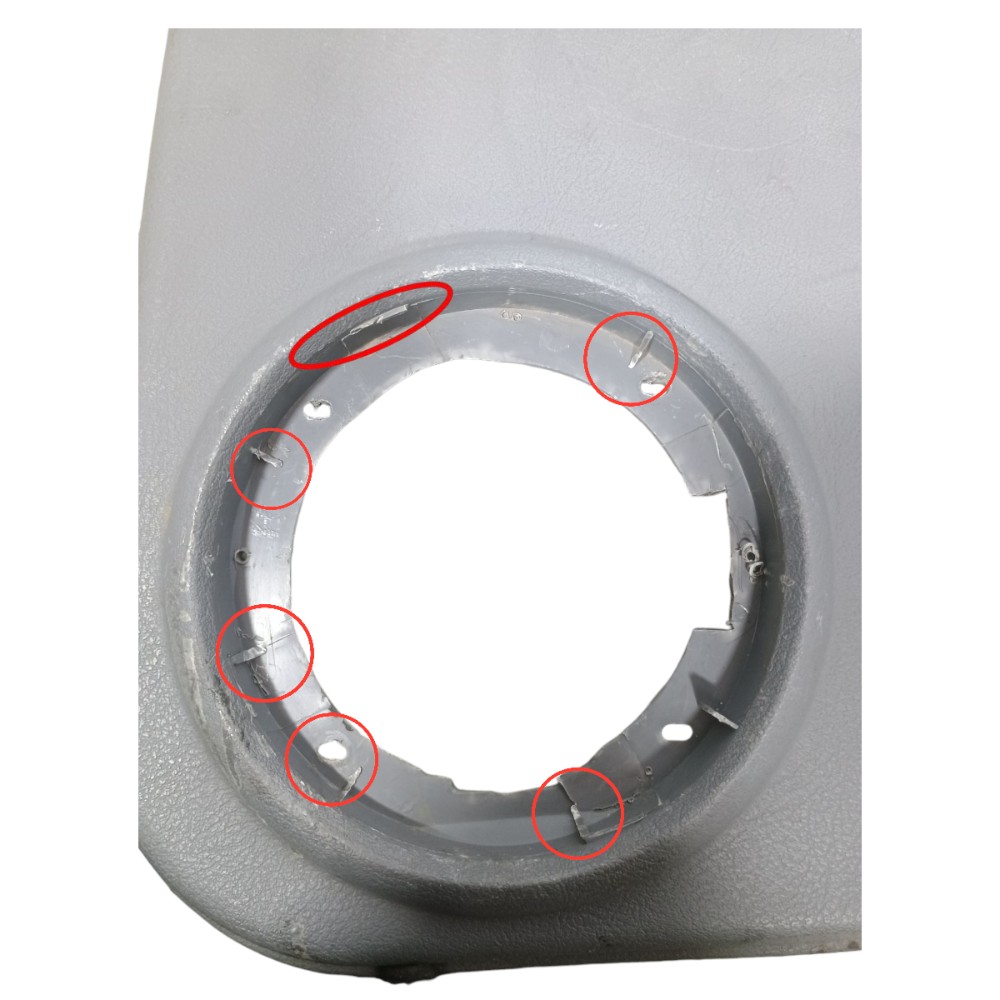 Forro Porta Traseira Direita Clio 2003 À 2012 *detalhes 7