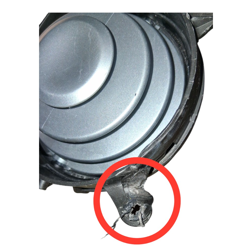 Difusor Ar Central Painel Citroen C3 2004 A 2013 *detalhe 5