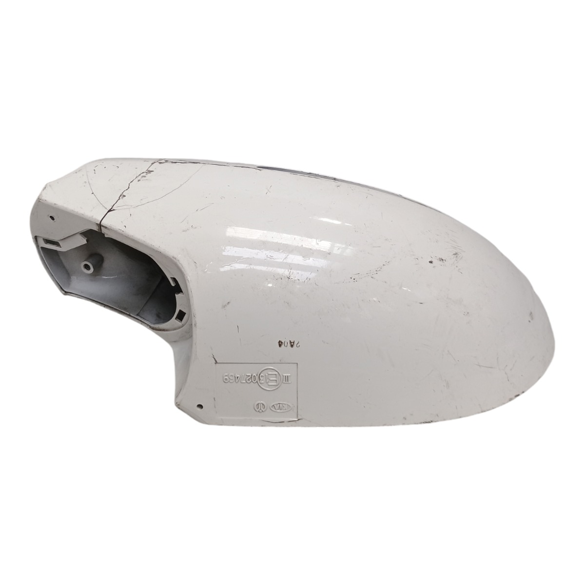 Capa Retrovisor Esquerdo Kia Sportage 2011 À 2015 C/detalhes Branco 3