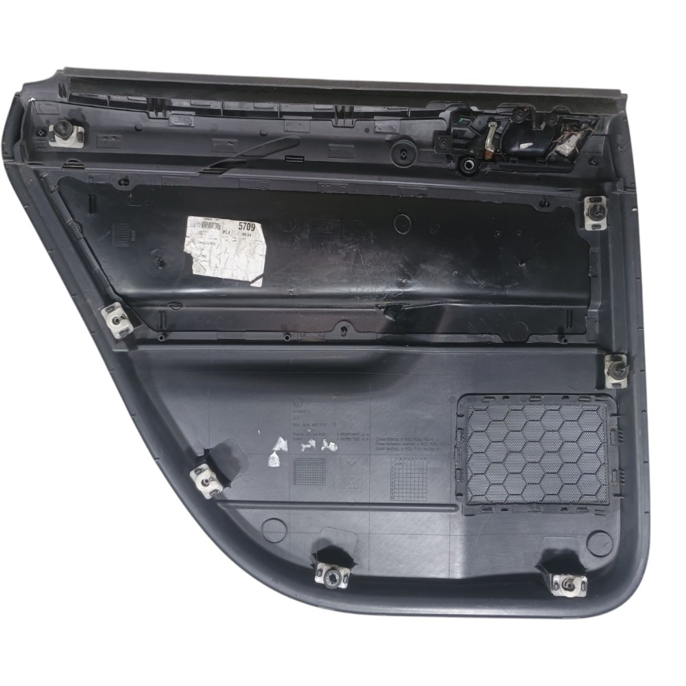 Forro Porta Traseira Direita Vw Polo 2003 À 2012 6q6867212 2