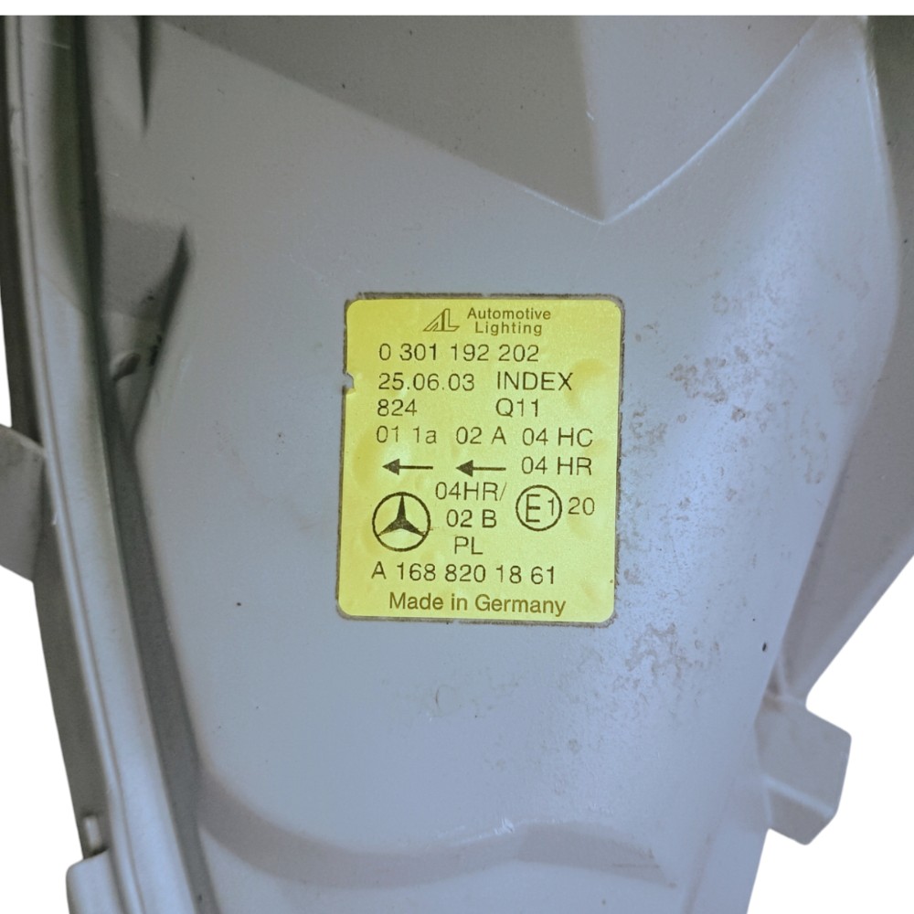 Farol Direito Mercedes Classe A 1999 À 2004 8