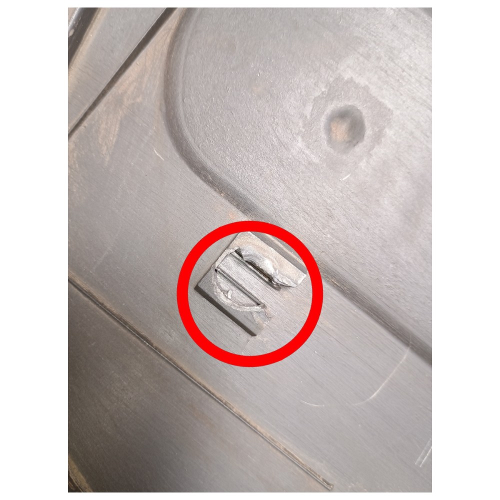 Moldura Friso Porta Tras Esq Fiat Idea 2007 *detalhes 7