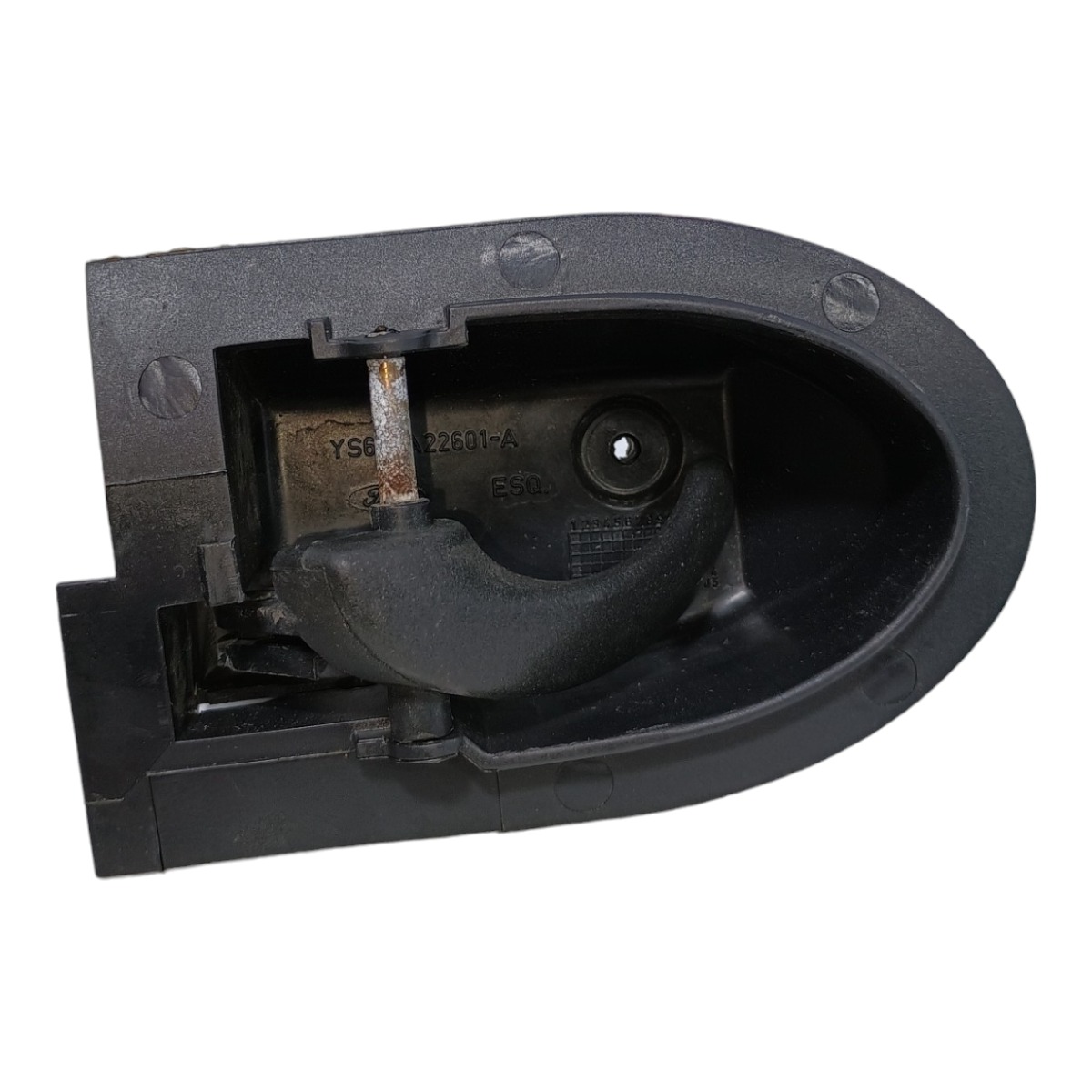 Maçaneta Interna Porta Dianteira Esquerda Ford Fiesta 1997 Preto Dianteira