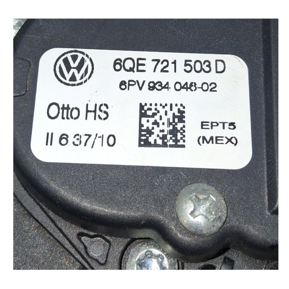 Pedal Acelerador Eletrônico Vw Voyage 1.6 2010 6qe721503d 7